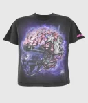 Hellstar Studios Brain Helmet T-Shirt Black