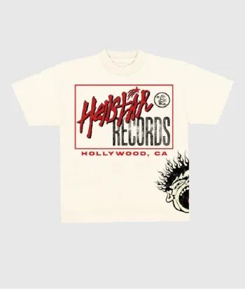 Hellstar Studios Records T-Shirt Cream